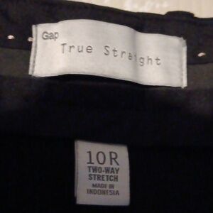 Gap sz 10r black chinos